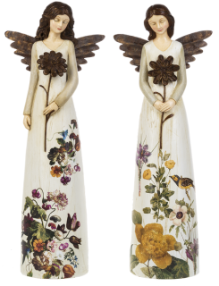 Garden Floral Angels - $38.00 Each