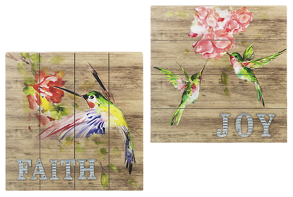 Hummingbird Plaques - $24.00 Each
