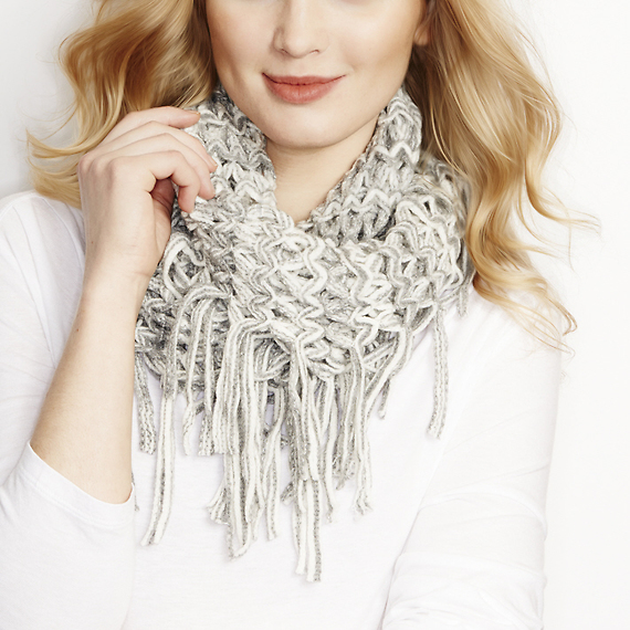 Two Tone Infinity Scarf